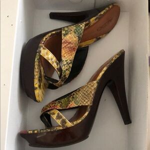 ALDO Multicolor Snake Print Women's Heels